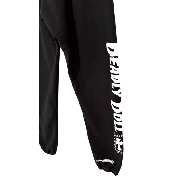 Chrome Hearts x Deadly Doll Black Sweatpants M - Picture 6 of 9